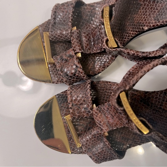 Tory Burch block heel sandals, SIZE 8 - Picture 3 of 4